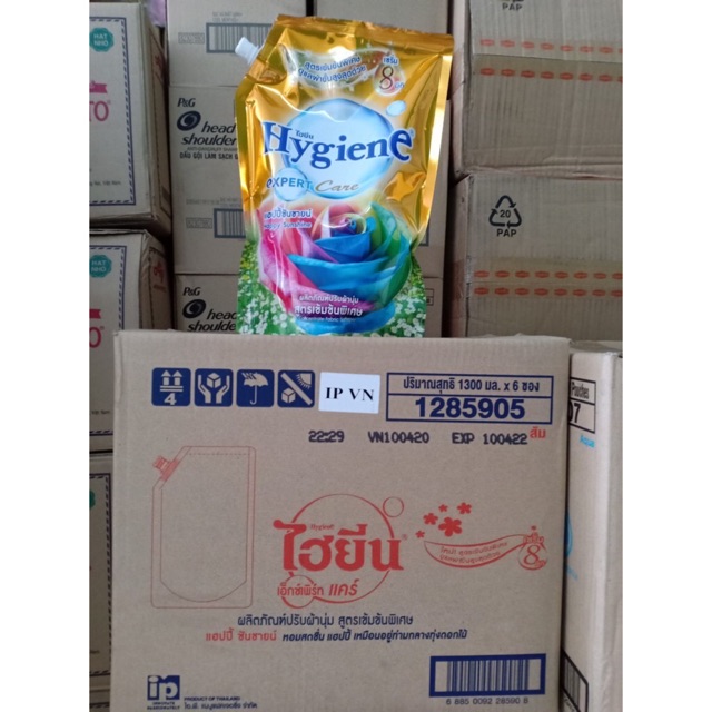 [Mã 12FMCGSALE giảm 8% đơn 500K] {SIÊU THƠM}Nước xả vải đậm đặc Thái Lan HYGIENE 1400ml (có vòi)