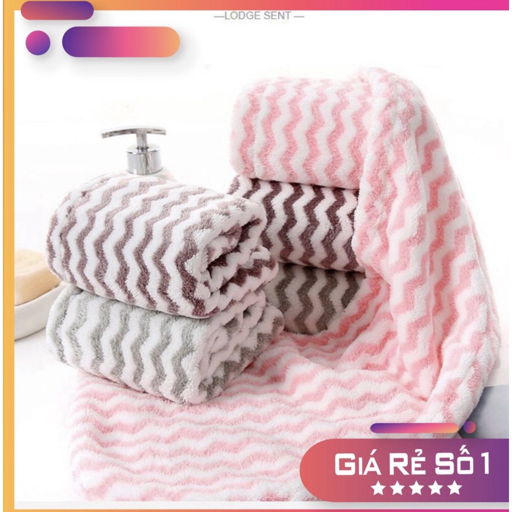 Khăn Mặt Hàn Quốc Siêu Mềm Mại Siêu Thấm Hút 50x30cm- Khăn Mặt Lông Cừu cotton