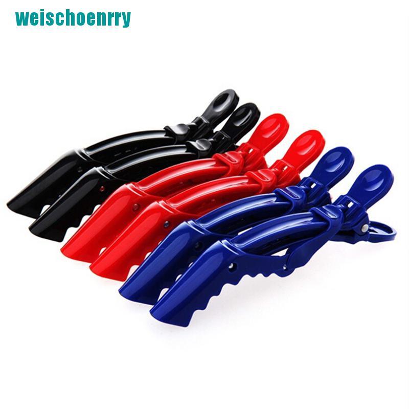 Rér●Set 5 Kẹp Tóc Bằng Nhựa Và Nhôm Tiện Dụng Cho Salon