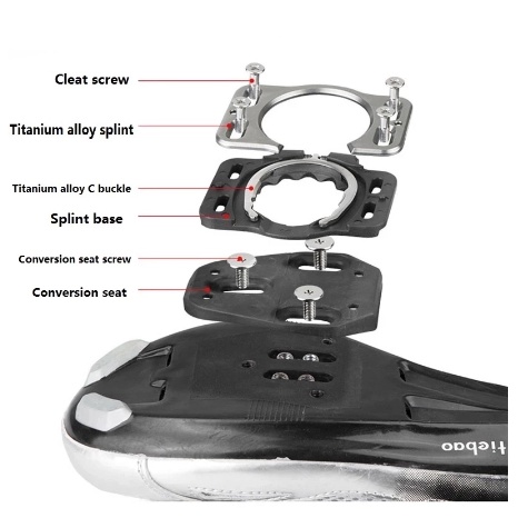 Miếng Chêm Bàn Đạp Tự Khóa Ba Lỗ Bảo Vệ Cho Speedplay Zero