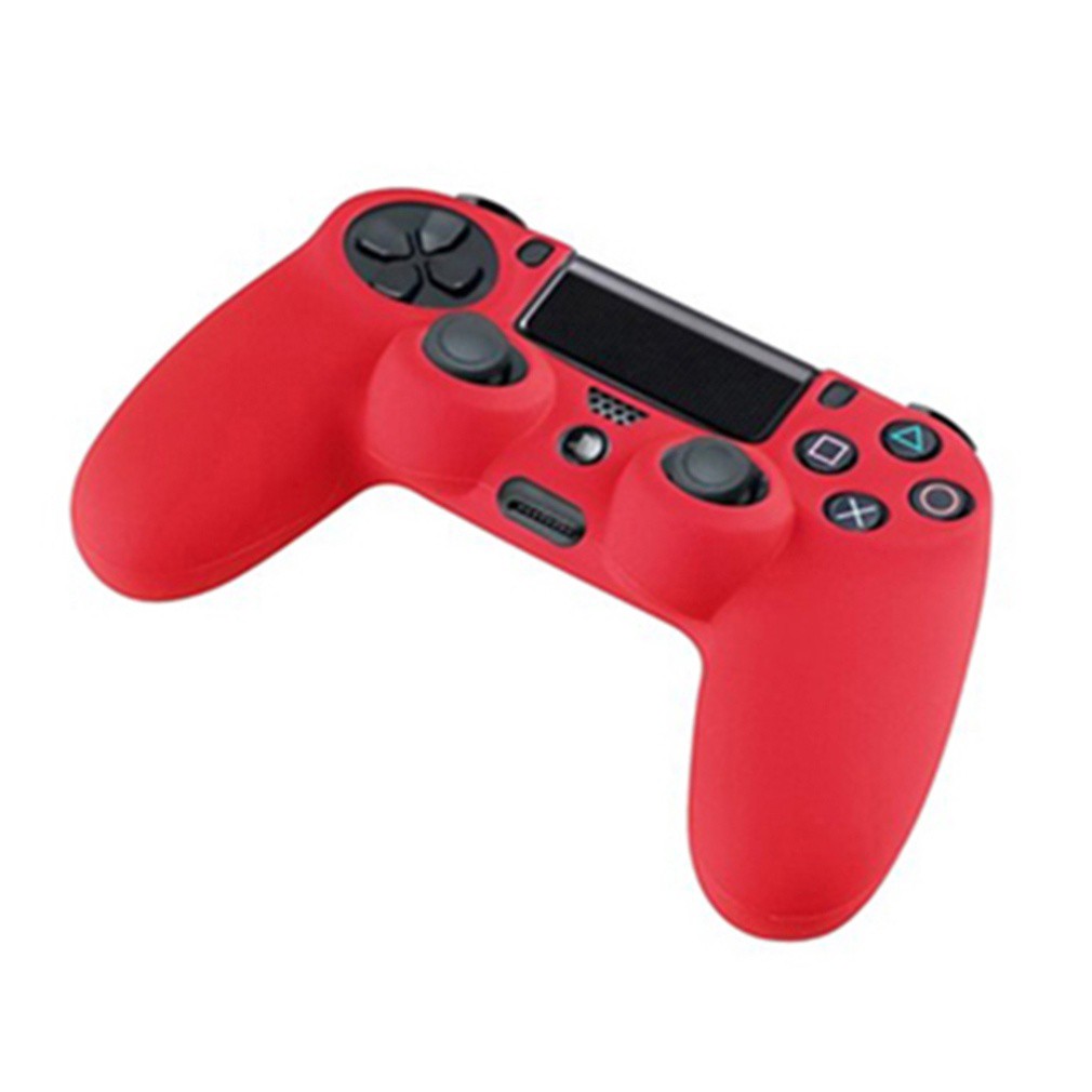 Vỏ bọc silicon đơn giản bảo vệ cho máy tay cầm điều khiển chơi game Playstation 4 Pro PS4 Slim - Hàng nhập khẩu