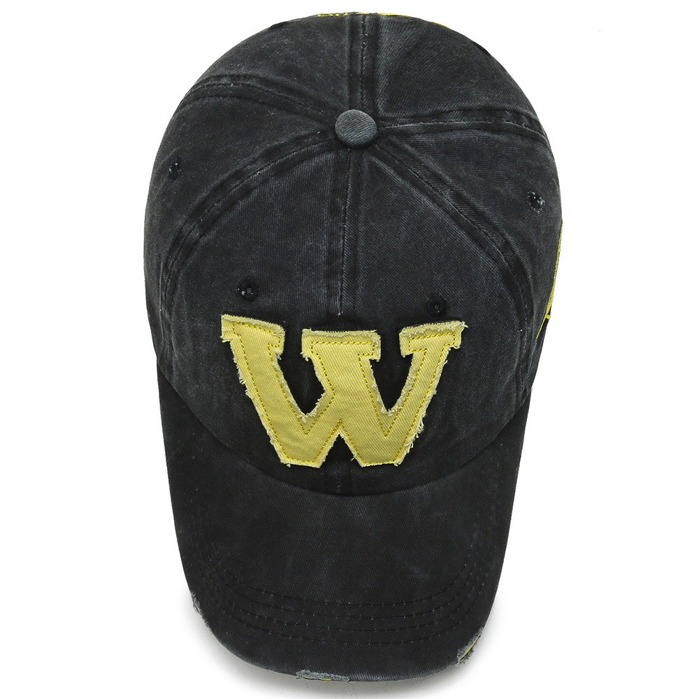 Nón lưỡi trai thêu chữ W thời trang cổ điển