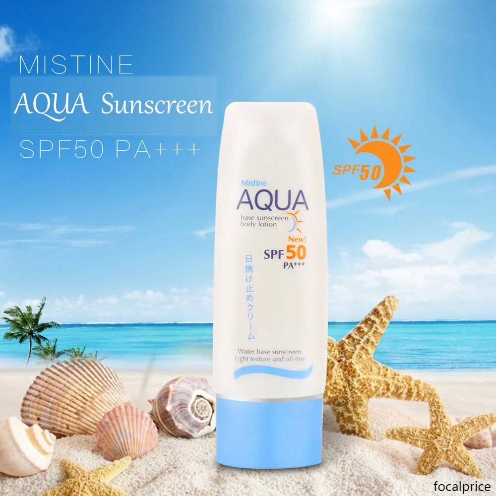 MISTINE (Hàng Mới Về) Kem chống nắng body Sương Mù Spf 50 Pa + + + 70ml