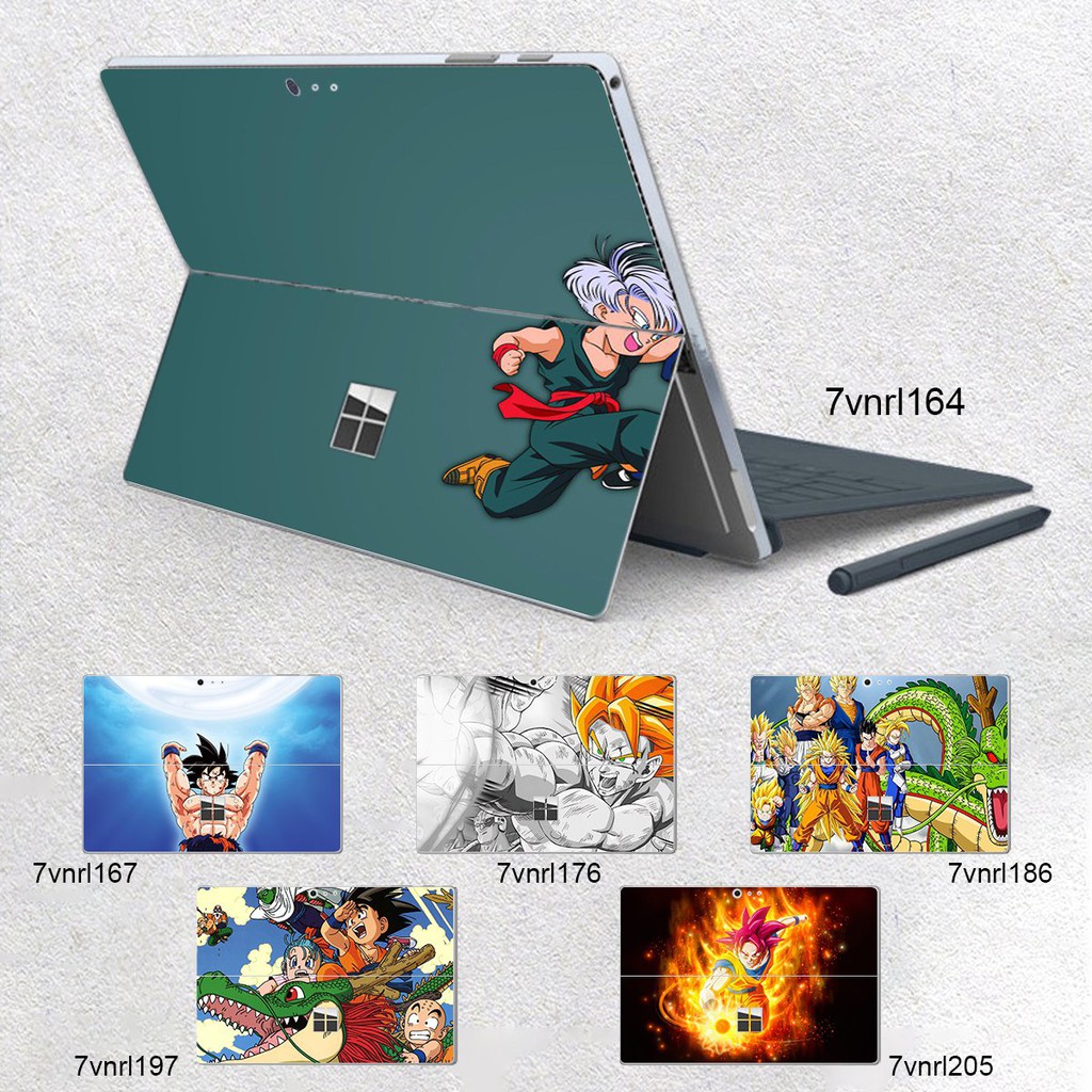 CỰC SỐC Skin dán hình Dragon Ball x03 cho Surface 3 2015; Go, Go 2, Go 3; Pro 2 3 4 5 6 7 8 X DECAN CAO CẤP