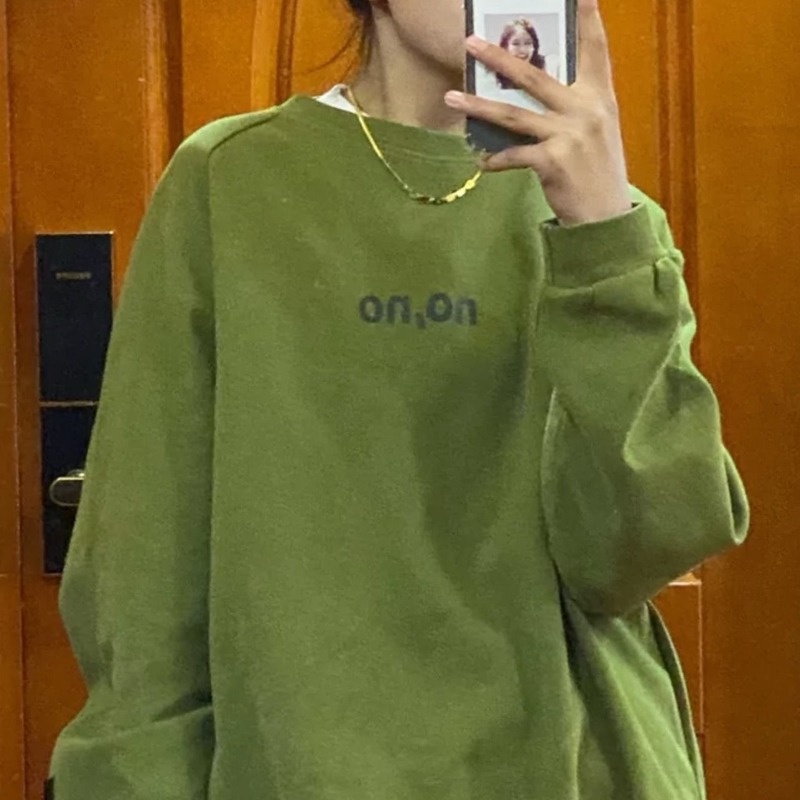 Áo sweater nữ tay dài màu sắc thời trang năng động cho nữ