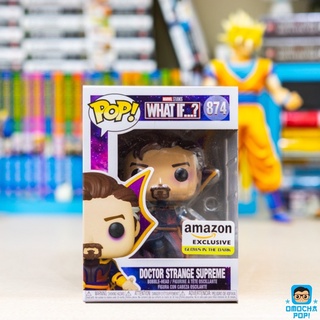 Mô Hình Chính Hãng Funko Pop! Marvel: What If? - Doctor Strange Supreme, Glow in The Dark - Amazon Exclusive