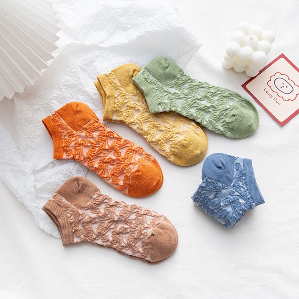 AROMA Đôi Vớ HọA TiếT Hoa NhiềU MàU ThờI Trang Cho Nữ