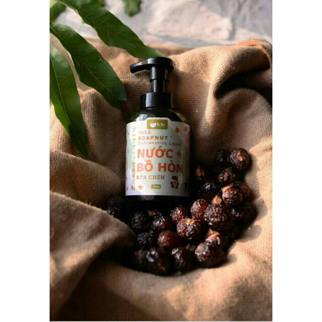 Nước rửa chén bồ hòn BeBio 350ml