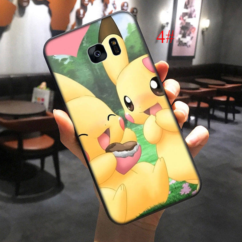 QD19 Cute pikachu Soft Silicone Case for Samsung J4 J6 Plus A2 Core J7 Duo J8 2018 S6 Edge | BigBuy360 - bigbuy360.vn