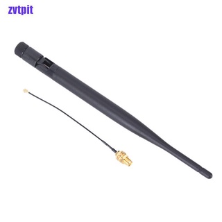Ăng Ten Wifi Rp-Sma 6dbi 2.4ghz 5ghz + 1x 12cm U.Fl Ipex N8S5 Pygv