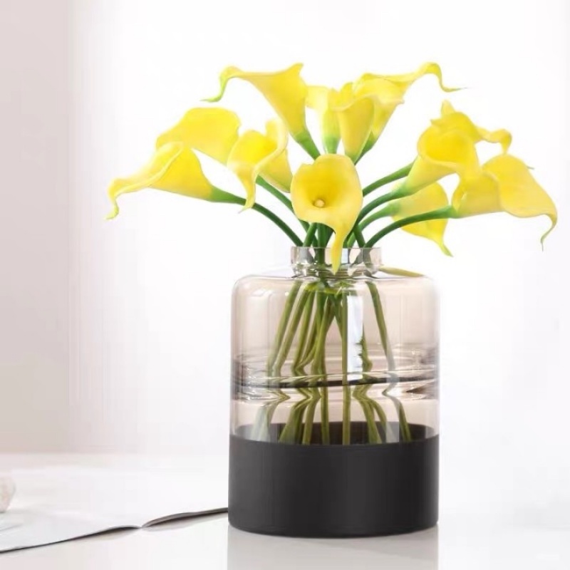 Bó Hoa Callalily Nhân Tạo Bằng Lụa Sống Động Đa Ứng Dụng Trang Trí Tiệc Cưới / Sân Vườn Lãng Mạn