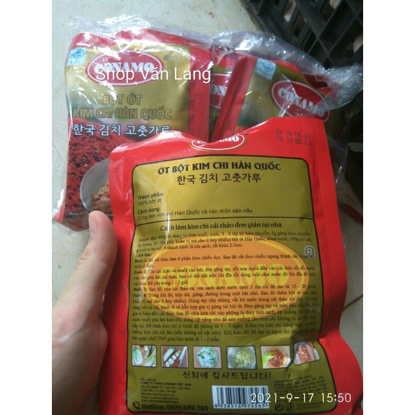 Bột ớt kim chi Hàn Quốc gói 100g