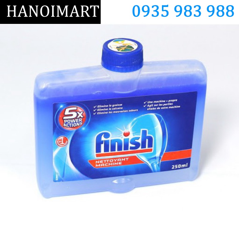 Dung dịch vệ sinh máy, tẩy cặn máy rửa chén bát Finish