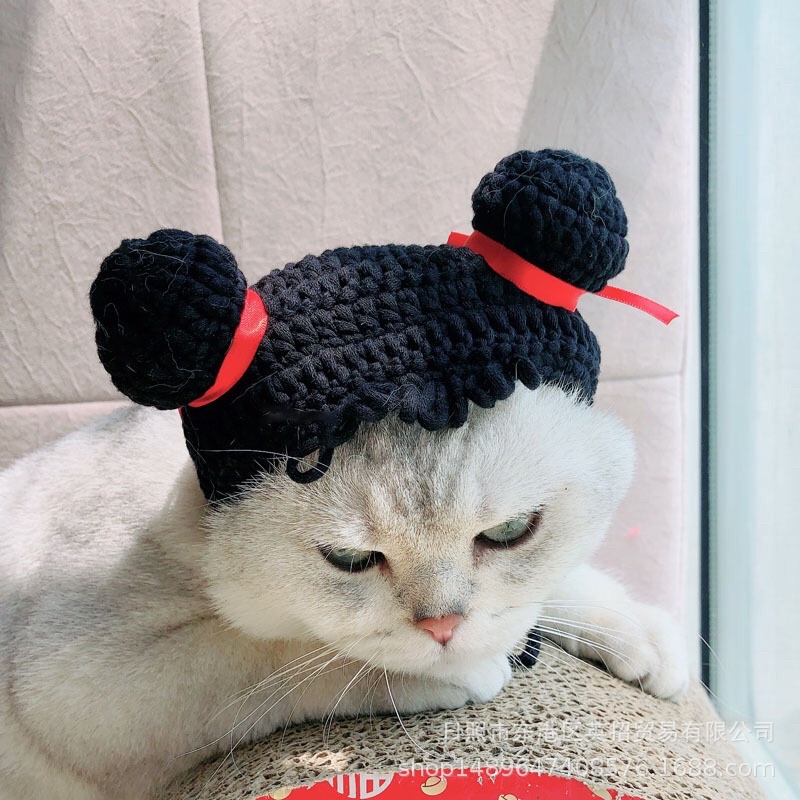Mũ len Natra cho chó mèo xinh