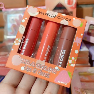 Set 3 son kem mila color thái lan