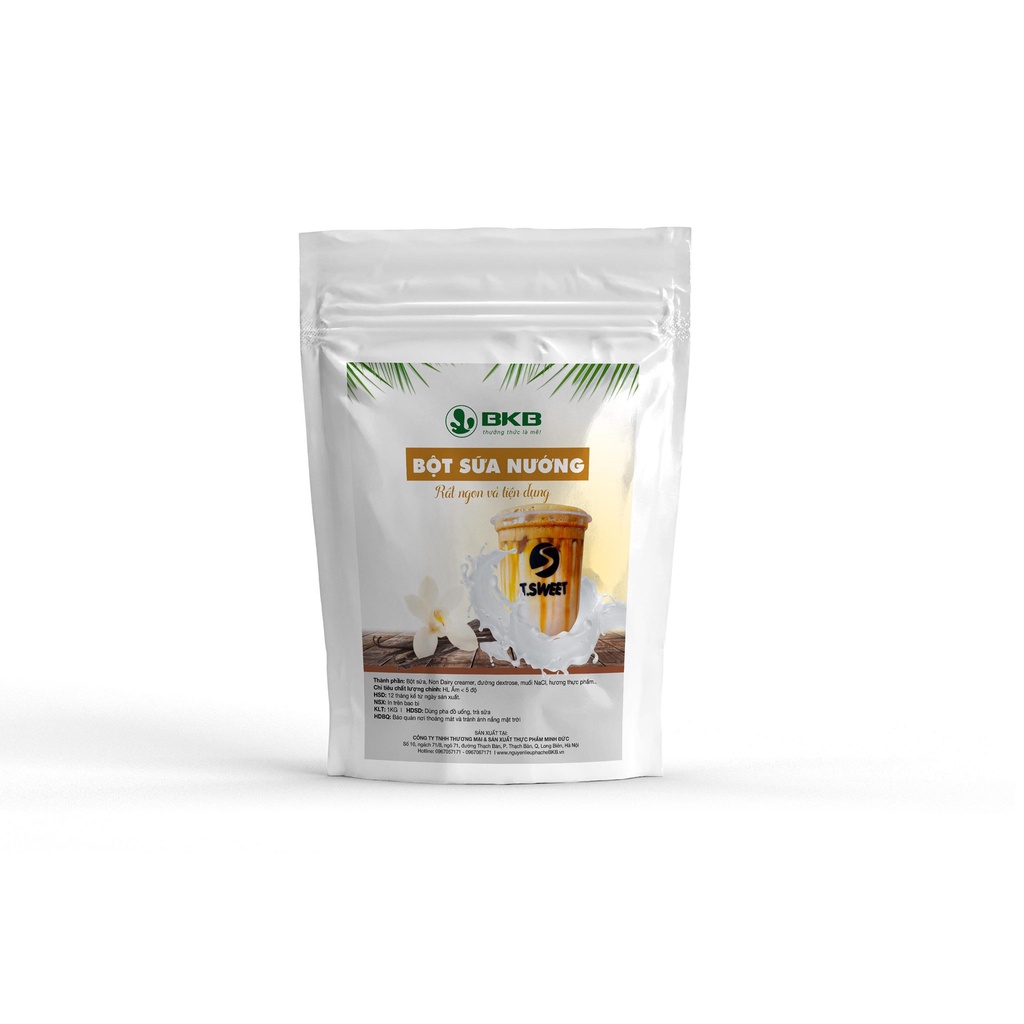 Bột trà sữa nướng gói 1KG - Nguyên Liệu Làm Trà Sữa Trân Châu THƯỢNG HẠNG