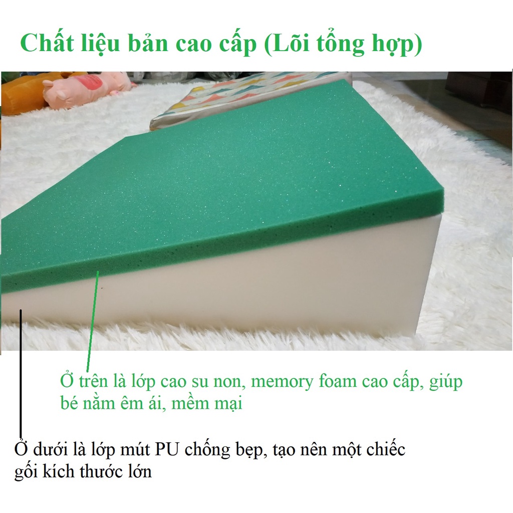 Gối cao su non chống trào ngược 15 độ Babylux