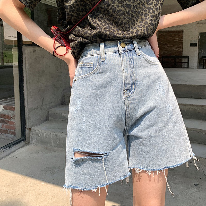 Quần ngố bigsize KimFashion Bigsize BGN089, quần đùi nữ bigsize ống rộng lưng cao qua rốn 60-90kg
