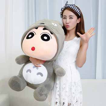 GẤU BÔNG SHIN TOTORO (50CM) VẢI NHUNG MỀM MỊN, CAO CẤP, AN TOÀN