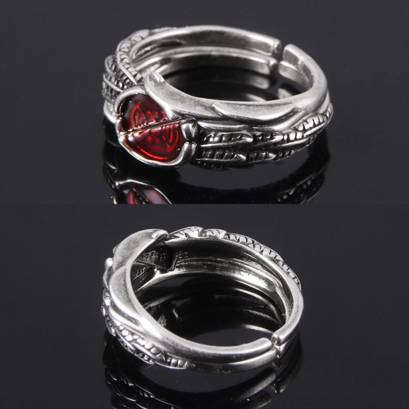 Bộ 2 Nhẫn Midi Họa Tiết Kamen Rider Phong Cách Gothic Cổ Điển