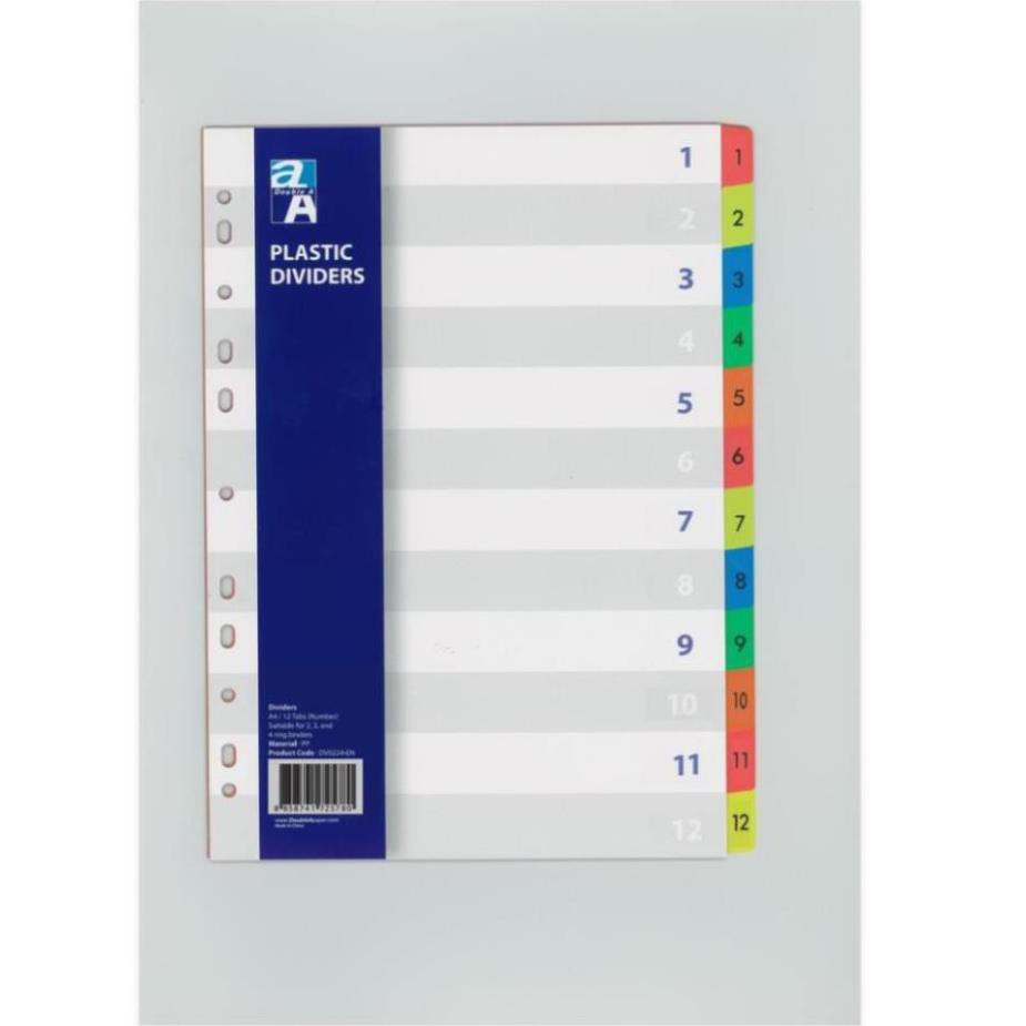 Double A Phân Trang Nhựa 12 số