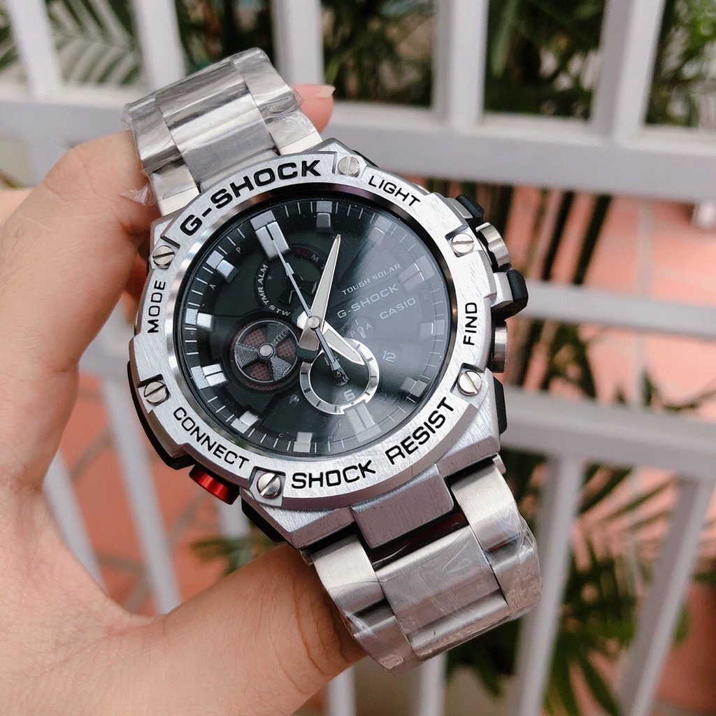 Đồng hồ nam G-shock vỏ thép GST B100 OneTime cực đẹp
