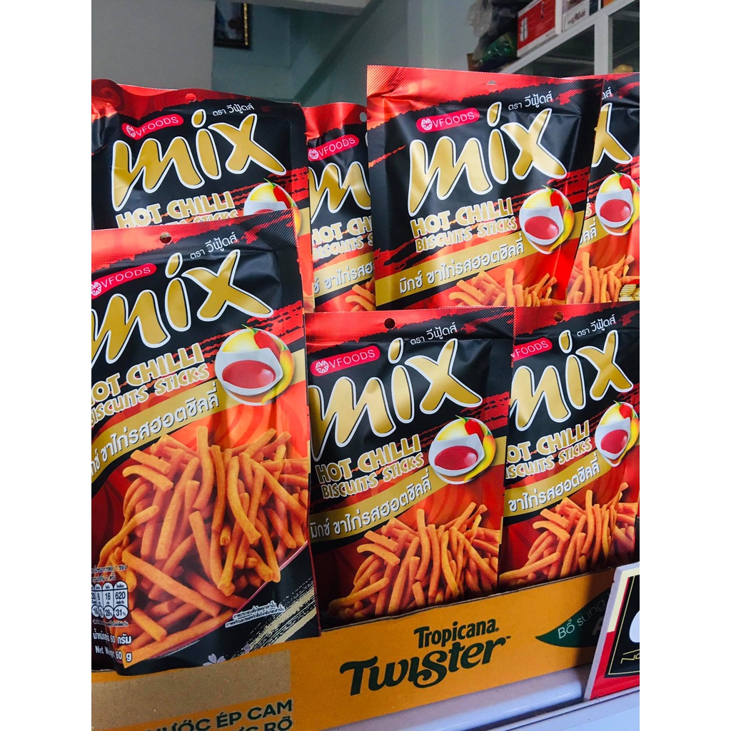 Bim Bim Mix Vfood Thái Lan Tăm Que 60g