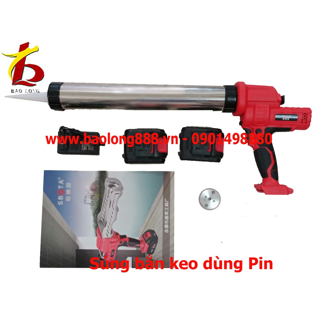 Súng bắn keo dùng pin