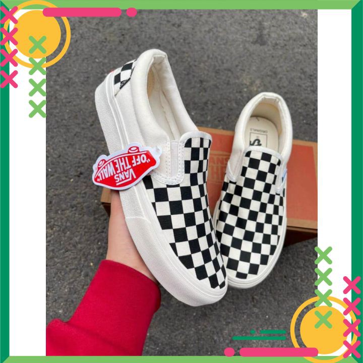 [💦 Xả Lỗ + FREESHIP💦] Giày 𝐕𝐀𝐍𝐒 Caro Slipon lười nam nữ 2021 FULL BOX BILL FREESHIP TOÀN QUỐC