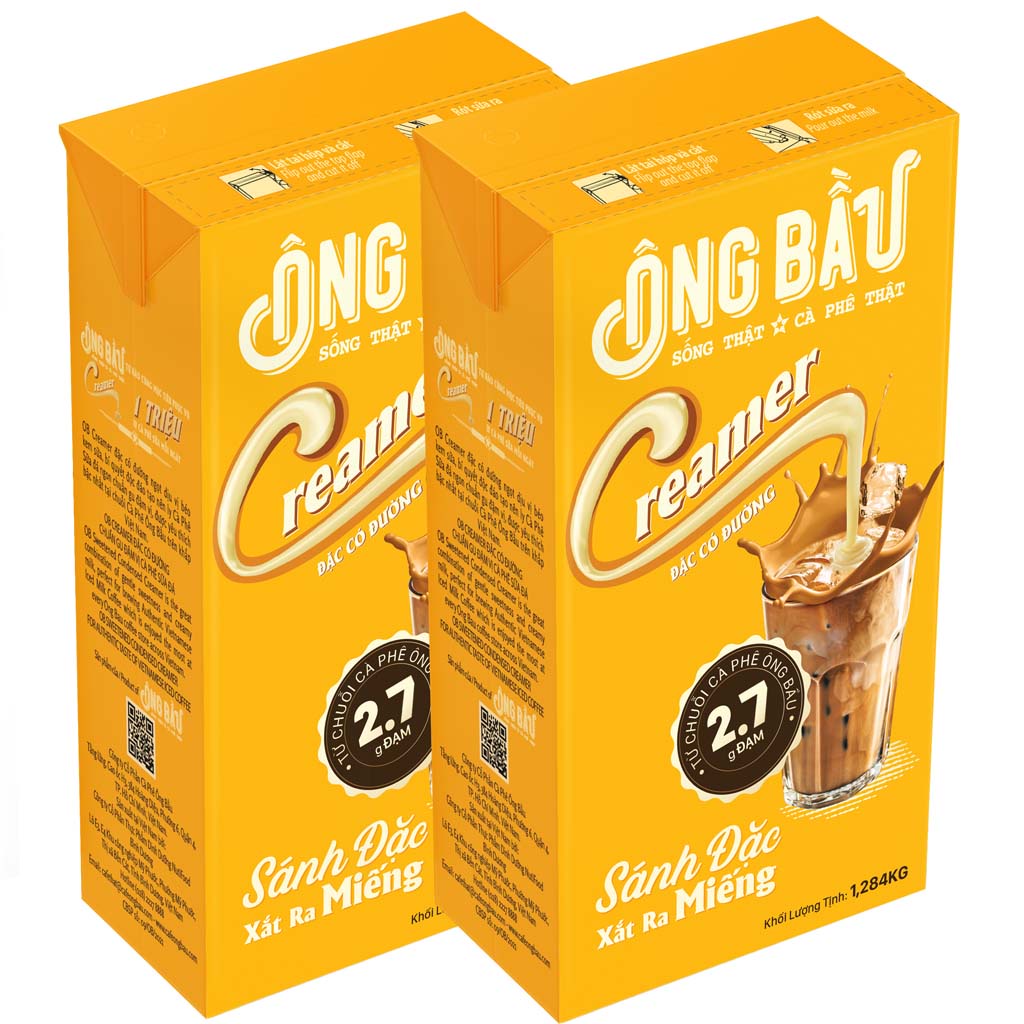 Sữa Đặc Có Đường Ông Bầu Hộp 1284g, Creamer Đặc Có Đường OB-TUH Store