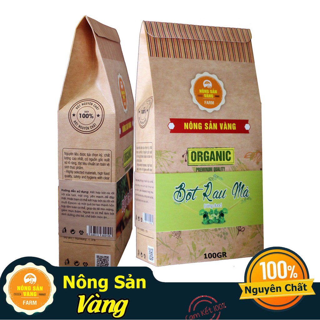 [Hot]Bột Rau Má Uống Được 100gr - Nông Sản Vàng