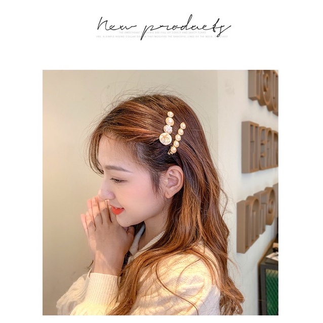 Set kẹp tóc đính đá, đính ngọc phong cách Hàn Quốc