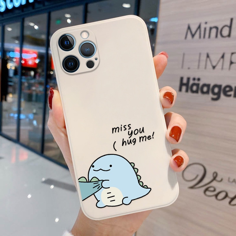 Ốp Điện Thoại TPU Dẻo Họa Tiết Khủng Long Cho IPhone 11 13 12 14 Pro Max 6 6S Plus 8 7 Plus XR X Xs Max SE 2020 SE2