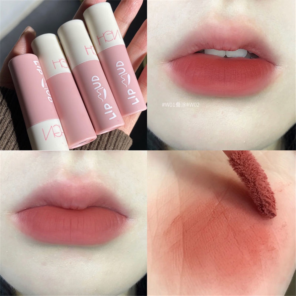 Son Lì Mềm Mịn Dưỡng Ẩm Bền Màu Dài Lâu Gồm 6 Màu Tùy Chọn