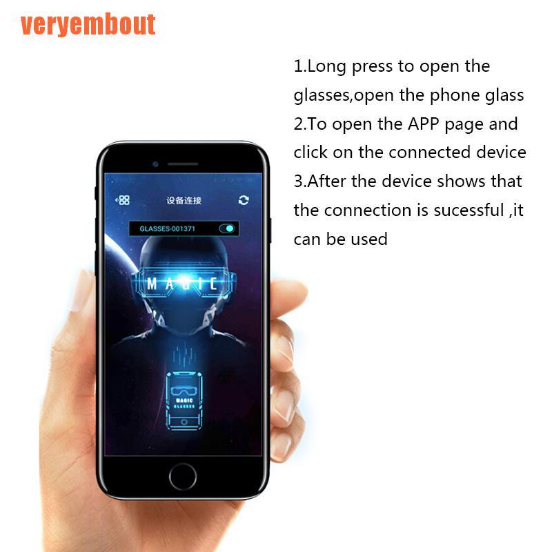 Mắt Kính Tích Hợp Đèn Led Phát Sáng Kết Nối Bluetooth Cổng Usb | BigBuy360 - bigbuy360.vn