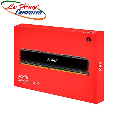 [Mã 99ELHA giảm 7% đơn 300K] Ram máy tính ADATA XPG GAMMIX D20 8GB DDR4 3200MHz AX4U32008G16A-CBK20