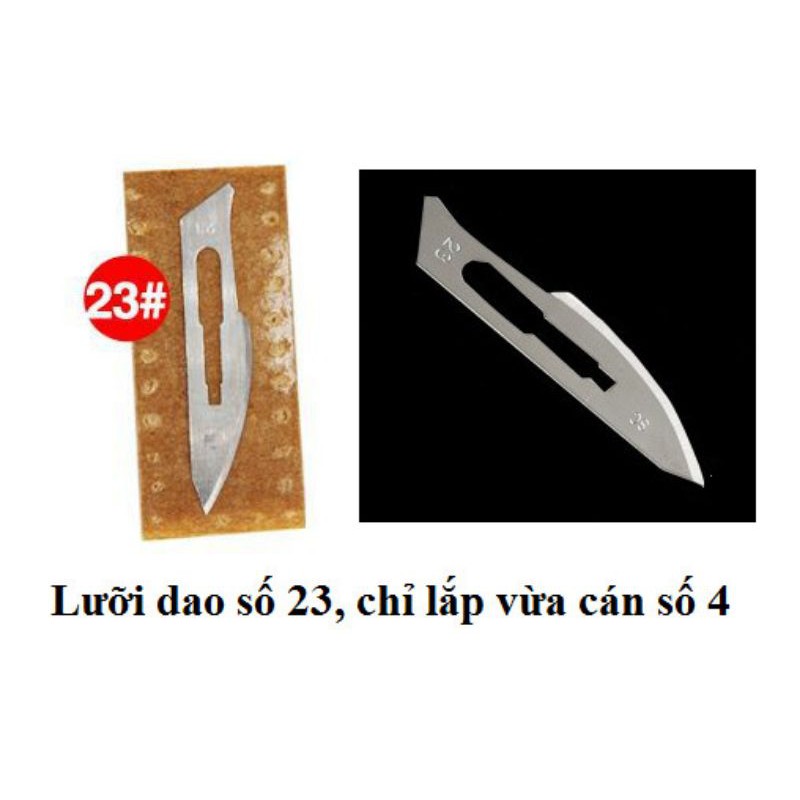 Bộ dao chiết ghép số 4 gồm 1 cán và 10 lưỡi dao sắc bén