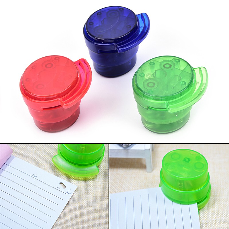 HL Kẹp Giấy Không Kim Bấm Lỗ Màu Ngẫu Nhiên