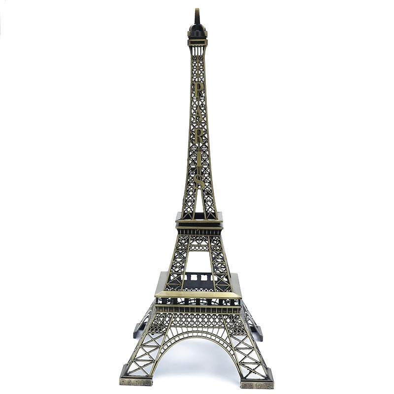 Mô Hình Tháp Eiffel 38cm 48cm Để Bàn Trang Trí
