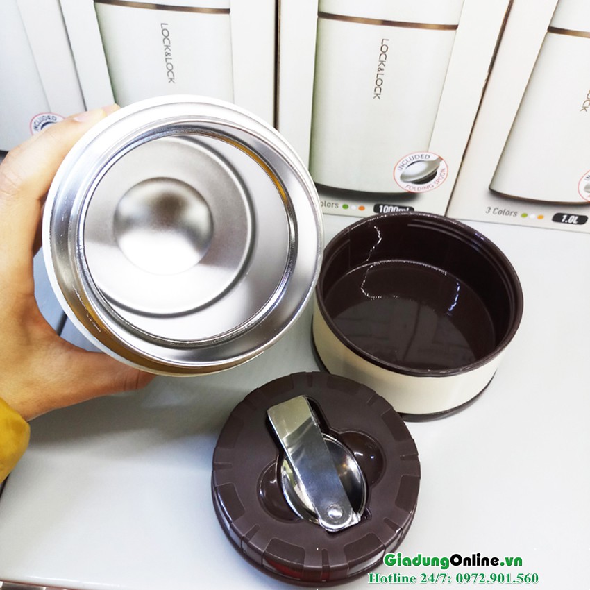 Bình Ủ cháo Lock&amp;Lock Column Food Jar LHC8023 1000ml, LHC8022 750ml