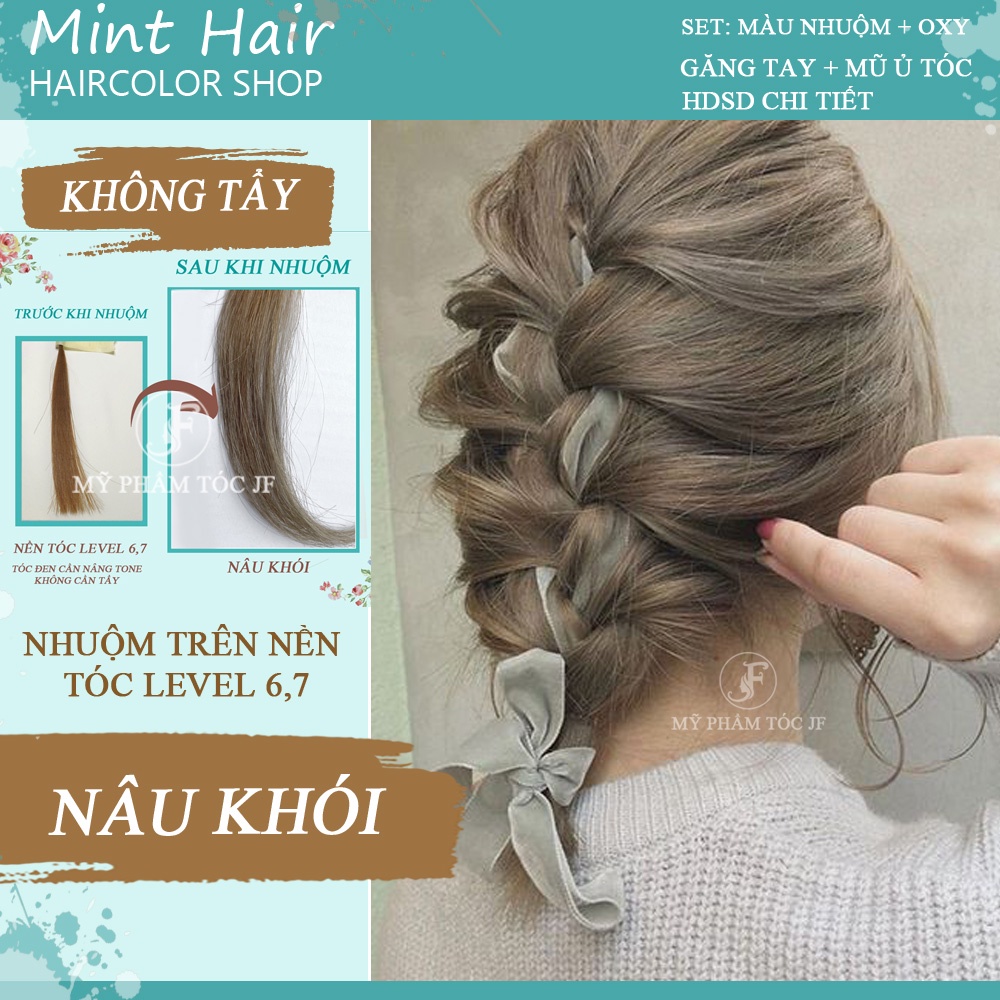 Thuốc Nhuộm Tóc Màu Nâu Khói