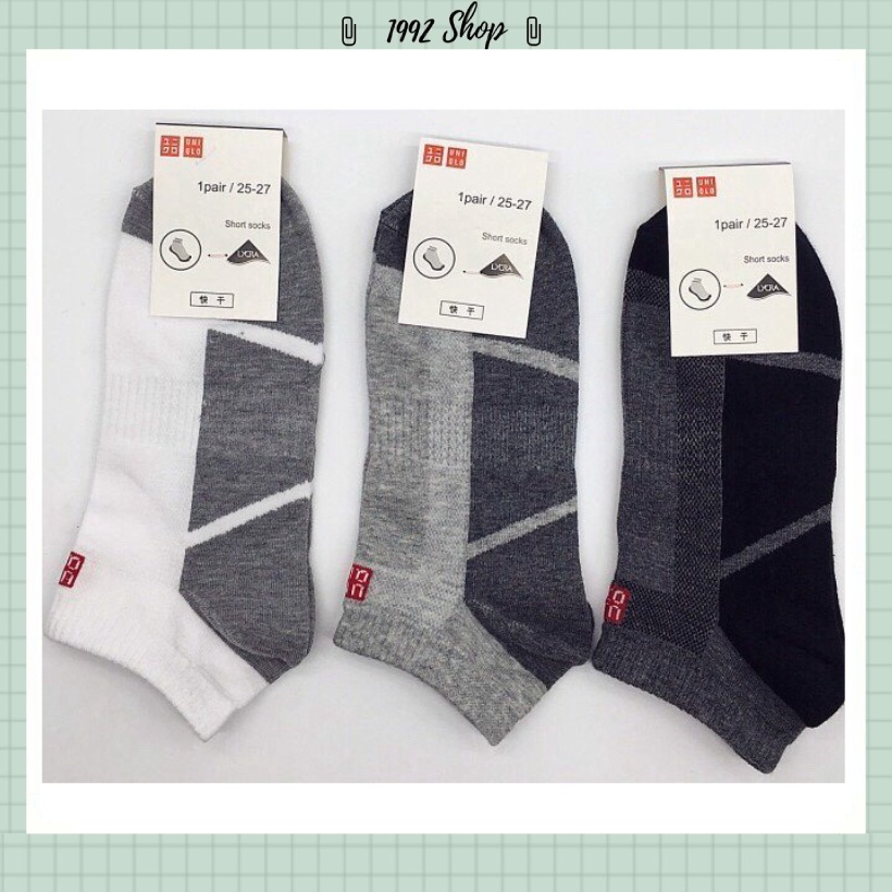 Tất nam cổ ngắn uniqlo hàng đẹp cao cấp
