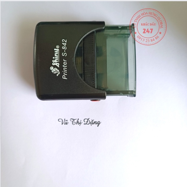 Con Dấu Tên Shiny S842 Và Shiny S308