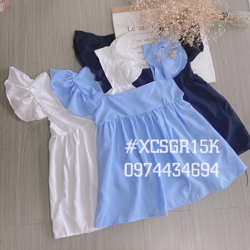 Áo Kiểu Tay Bèo Phong Cách Nữ Tính | BigBuy360 - bigbuy360.vn