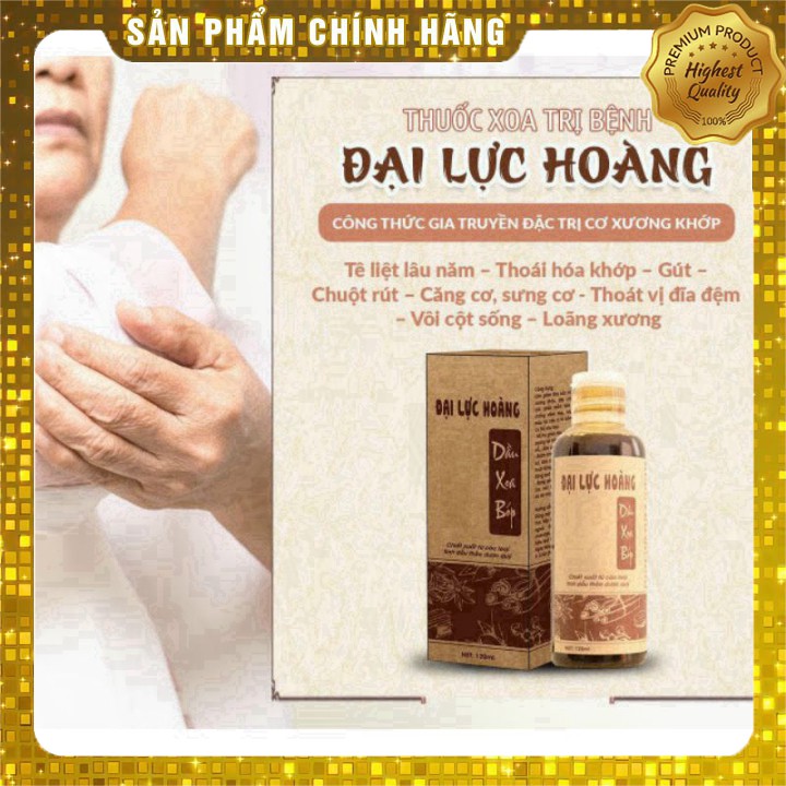 Dầu Xoa Bóp Đại Lực Hoàng 120ml