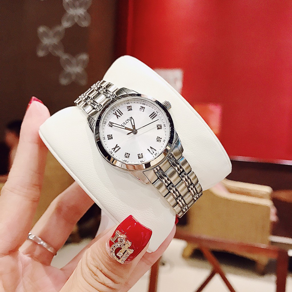 Đồng hồ nữ Bulova 96P179 vỡ tym các nàng