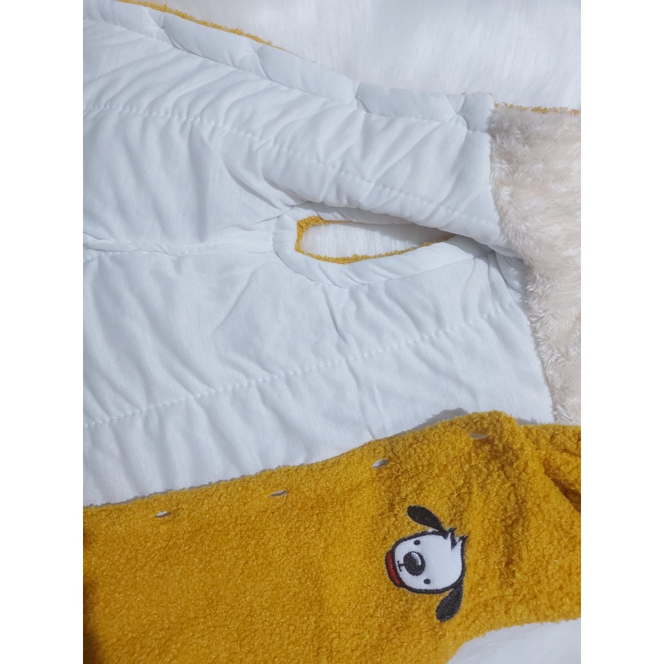 Áo Gile Lông Cừu Có Mũ Ấm Cho Bé - Áo Khoác Gile Lông Cừu Mềm Mại Ấm Áp Cho Bé Từ 8kg đến 16kg