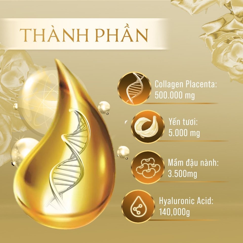 Hộp Collagen Dạng Uống Una Collagen Nest CICI THƯỢNG ĐỈNH YẾN Cân Bằng Nội Tiết, Giúp Da Căng Bóng Hồng Hào