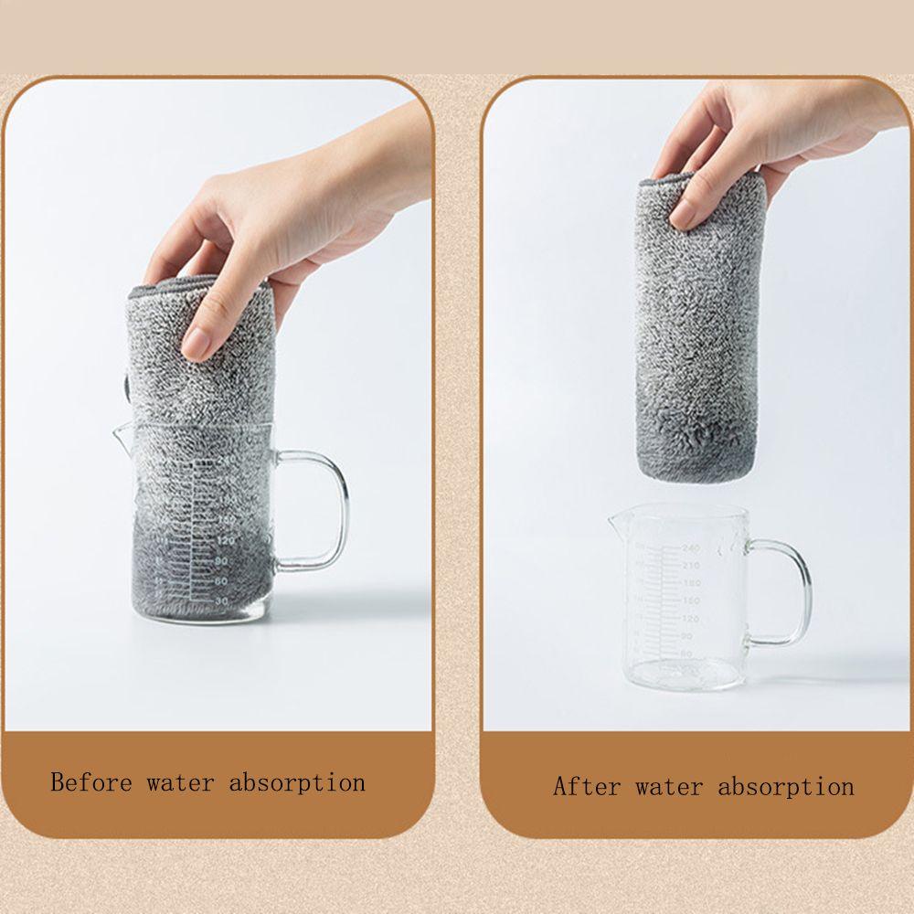 Khăn Lau Chén Dĩa Thấm Hút Dầu Bằng Than Tre