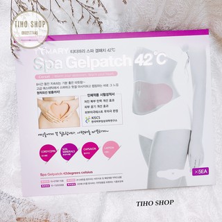 Miếng dán tan mỡ bụng ttmary spa gel patch 42°c